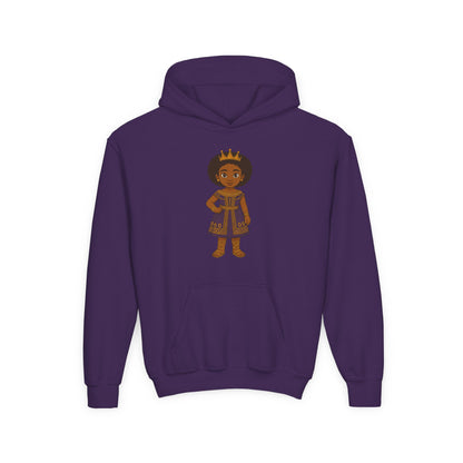 Young Queen – Girl's Empowerment Youth Hoodie