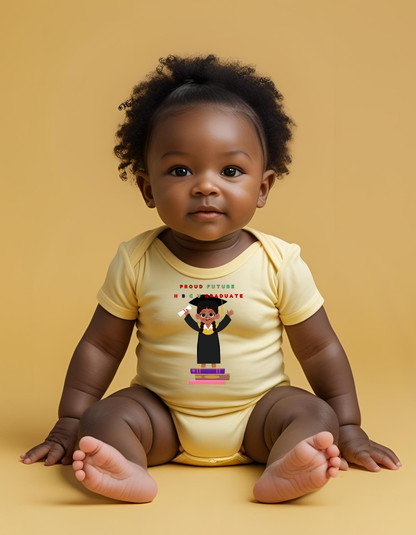Proud Future HBCU Graduate Short Sleeve Onesie Tee for Girls