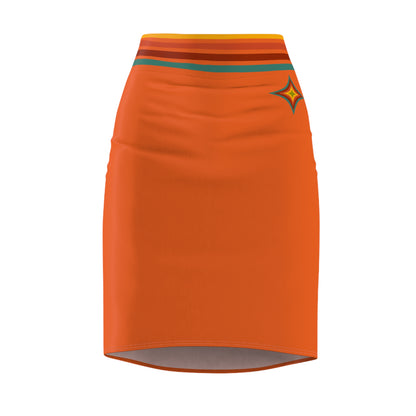 Coordinating “Accountability” Pencil Skirt (Tangerine Twist)