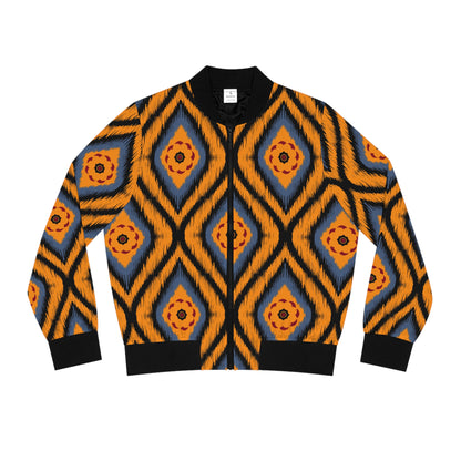 Boho Ikat Unisex Bomber Jacket