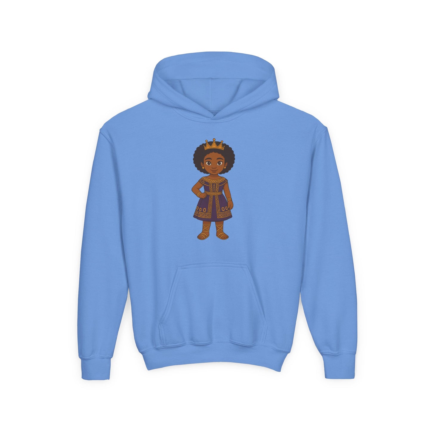 Young Queen – Girl's Empowerment Youth Hoodie