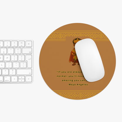 Royal Prince Mouse Pad – Bold African Prince Gaming & Office Desk Mat