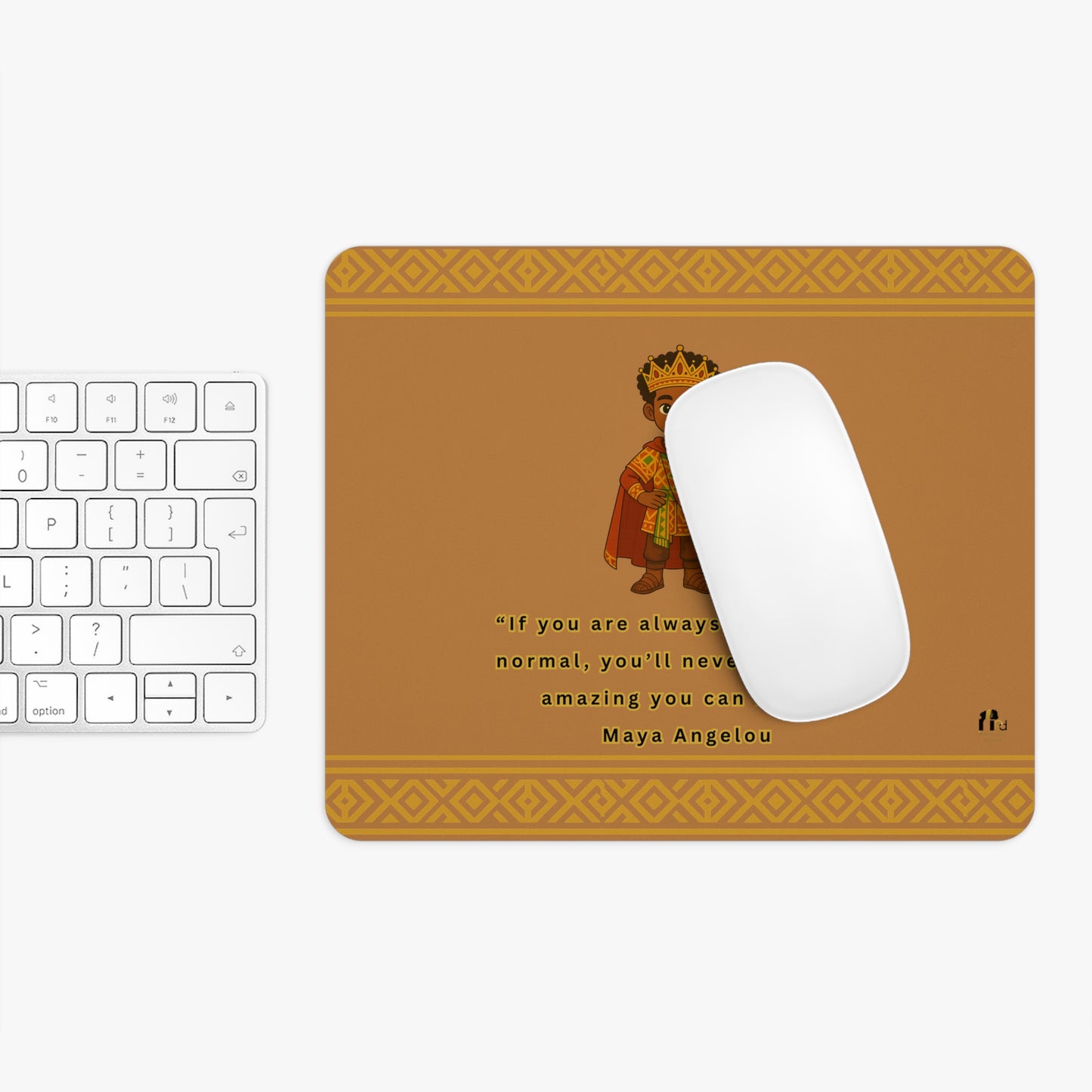 Royal Prince Mouse Pad – Bold African Prince Gaming & Office Desk Mat