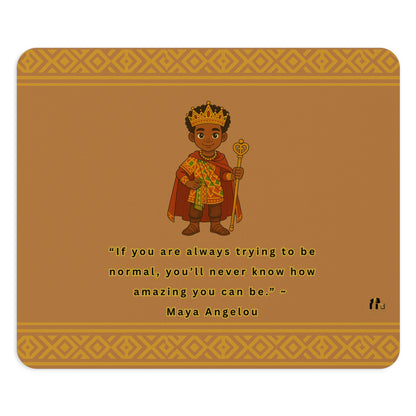 Royal Prince Mouse Pad – Bold African Prince Gaming & Office Desk Mat