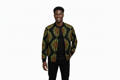 Tribal Diamond Bomber Unisex Jacket