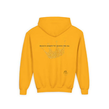 Young Queen – Girl's Empowerment Youth Hoodie