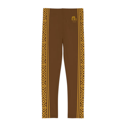Royal Stride" Cultural Heritage Leggings – Youth Edition