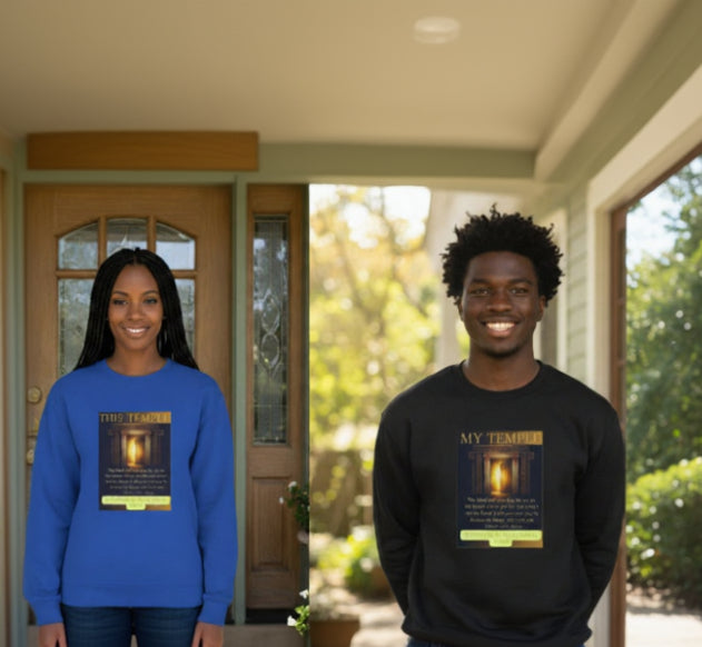 This Temple Covered Unisex Sweatshirt