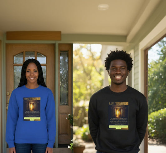 This Temple Covered Unisex Sweatshirt