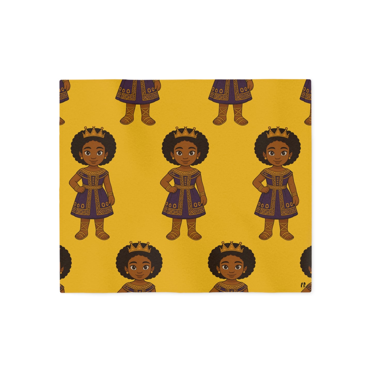 “Little Royal” Sweatshirt Blanket – Cozy Comfort for Black Girls with Big Imaginations