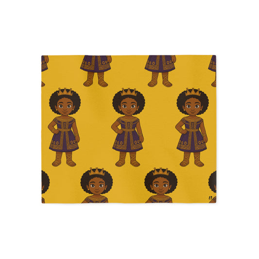 “Little Royal” Sweatshirt Blanket – Cozy Comfort for Black Girls with Big Imaginations