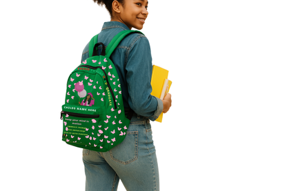 Young Gifted Black Proud Future HBCU Scholar Backpack for Pre-teen Girls