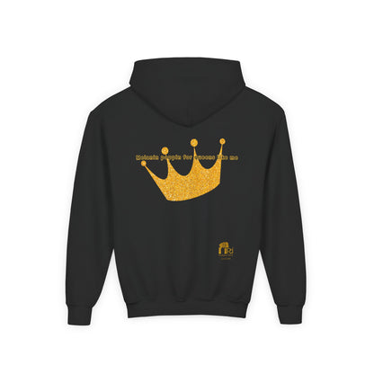 Young Queen – Girl's Empowerment Youth Hoodie