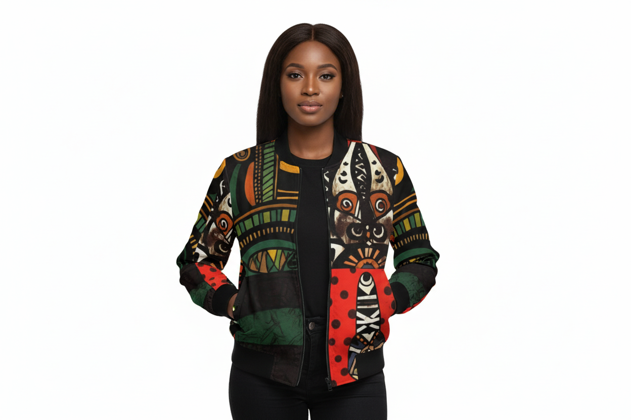 Ethnic Tribal Unisex Bomber Jacket