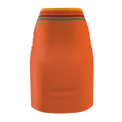 Coordinating “Accountability” Pencil Skirt (Tangerine Twist)