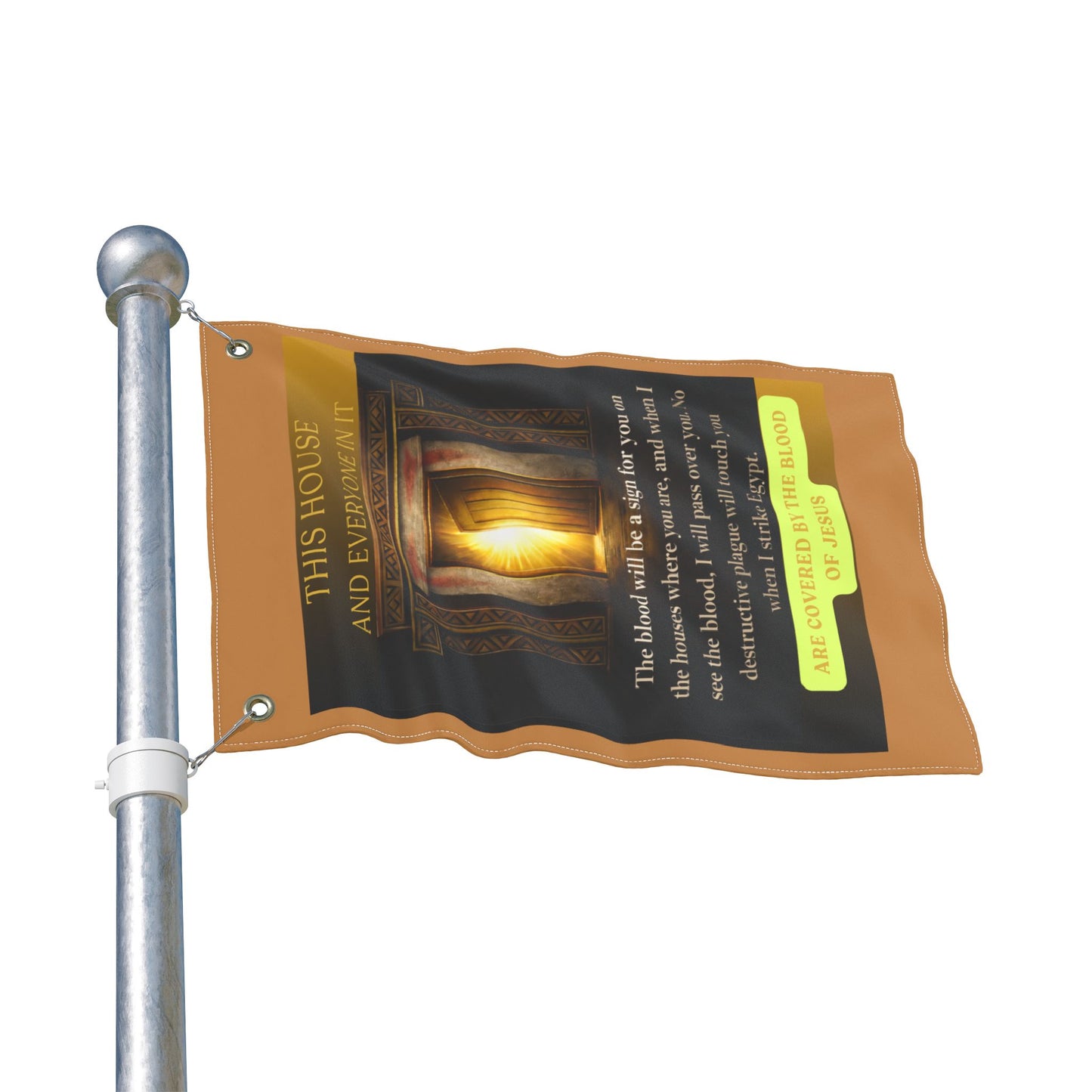 Covered  Inspirational Garden Flag
