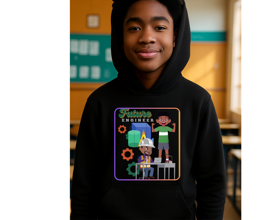 Future Engineer Youth  Hoodie for Boys