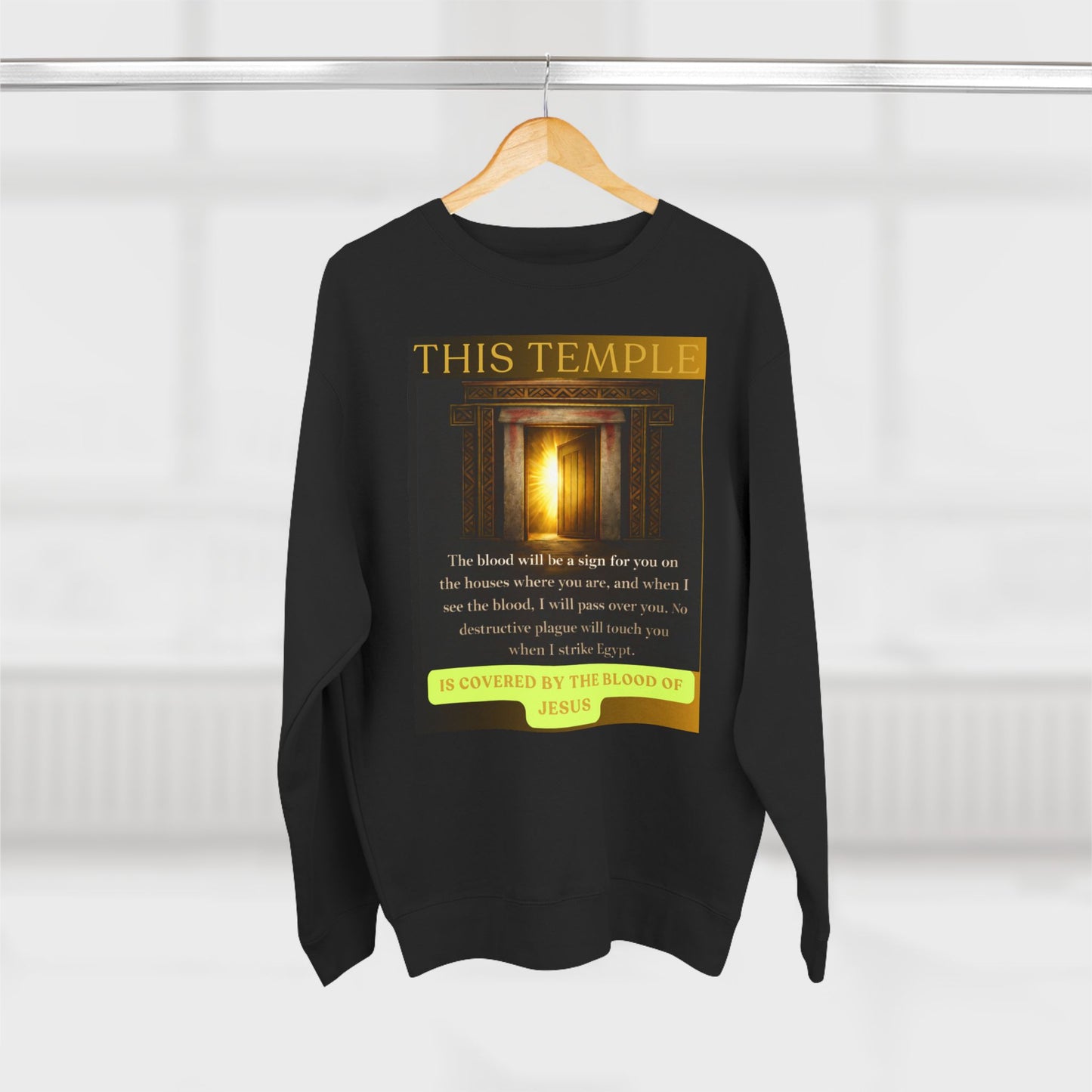 This Temple Covered Unisex Sweatshirt