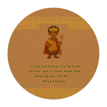 Royal Prince Mouse Pad – Bold African Prince Gaming & Office Desk Mat
