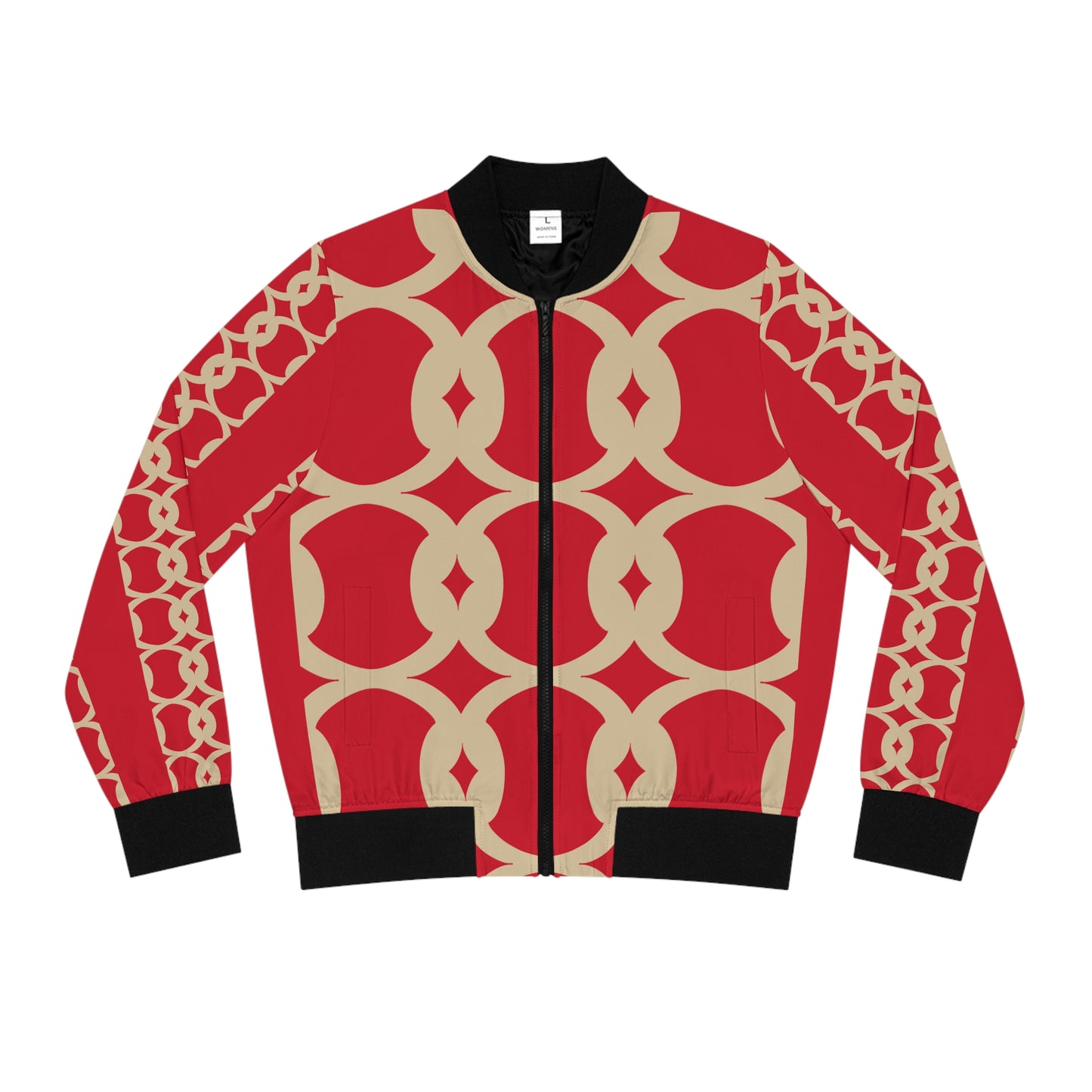 Culture Link Pattern Bomber Unisex Jacket