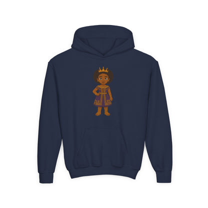 Young Queen – Girl's Empowerment Youth Hoodie