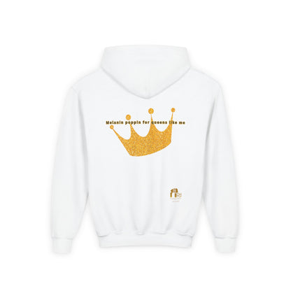 Young Queen – Girl's Empowerment Youth Hoodie