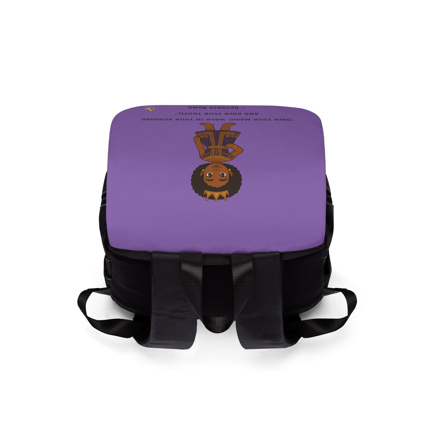 “Little Queen Power” Canvas Backpack