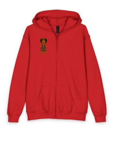 Young Queen – Girl’s Empowerment Youth Zipped Hoodie