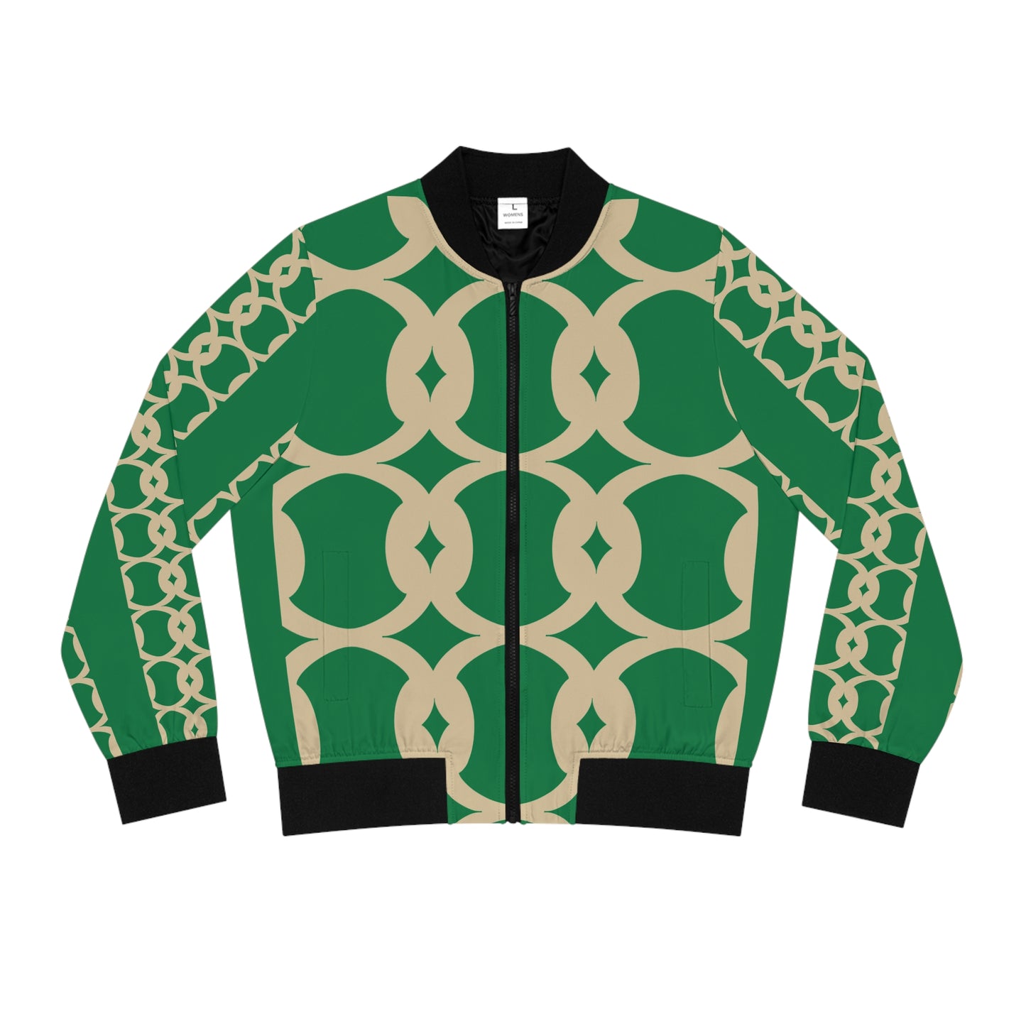 Culture Link Pattern Bomber Unisex Jacket