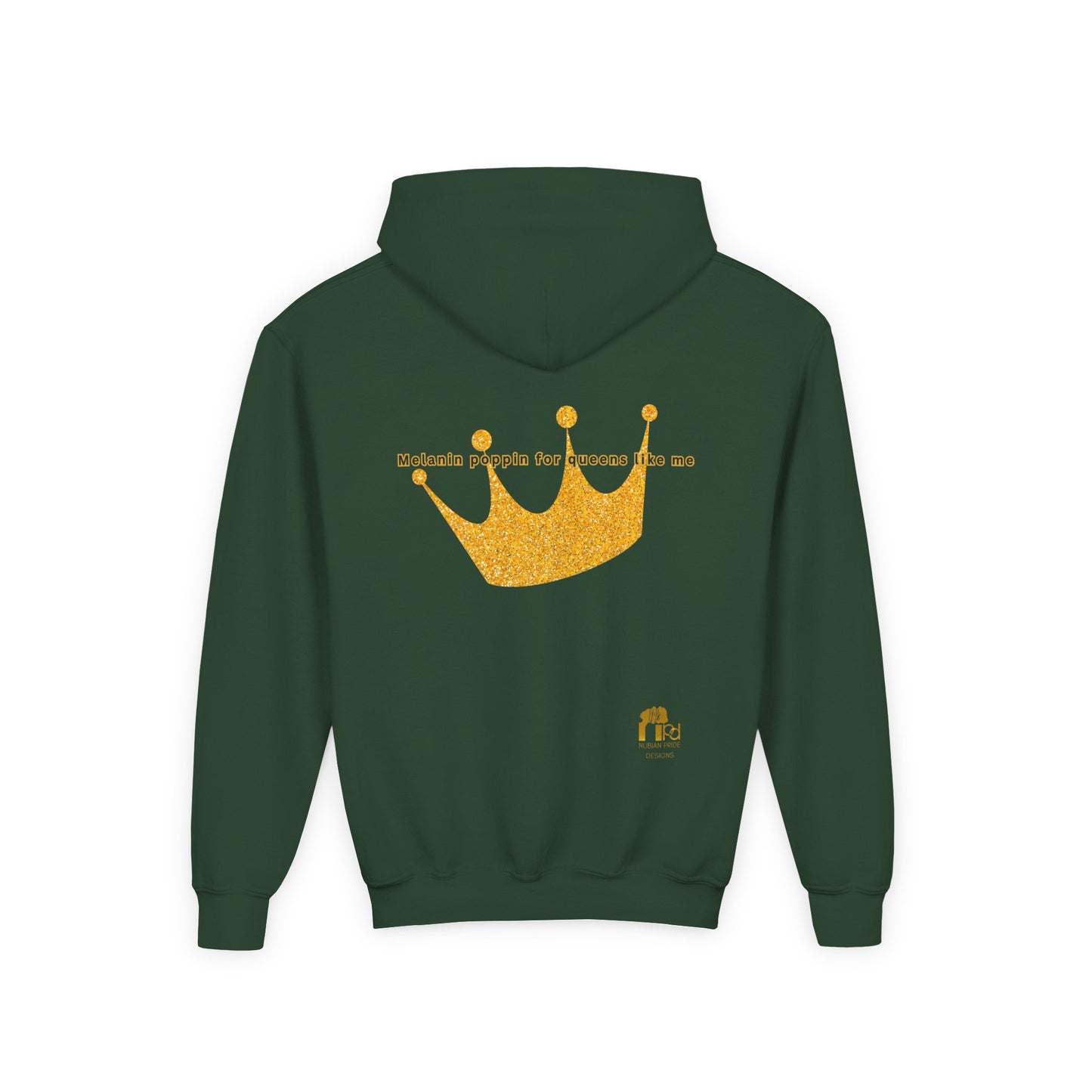Young Queen – Girl's Empowerment Youth Hoodie