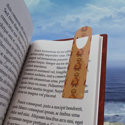 Royal Prince Pattern Metal Bookmark — Crowned Prince Reading Gift