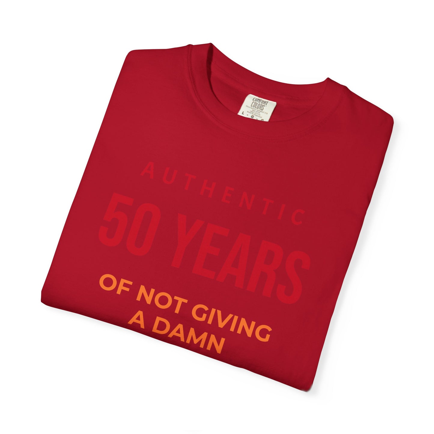 "Authentic 50 Years"  — "Print it your way" Personalized Graphic Tee