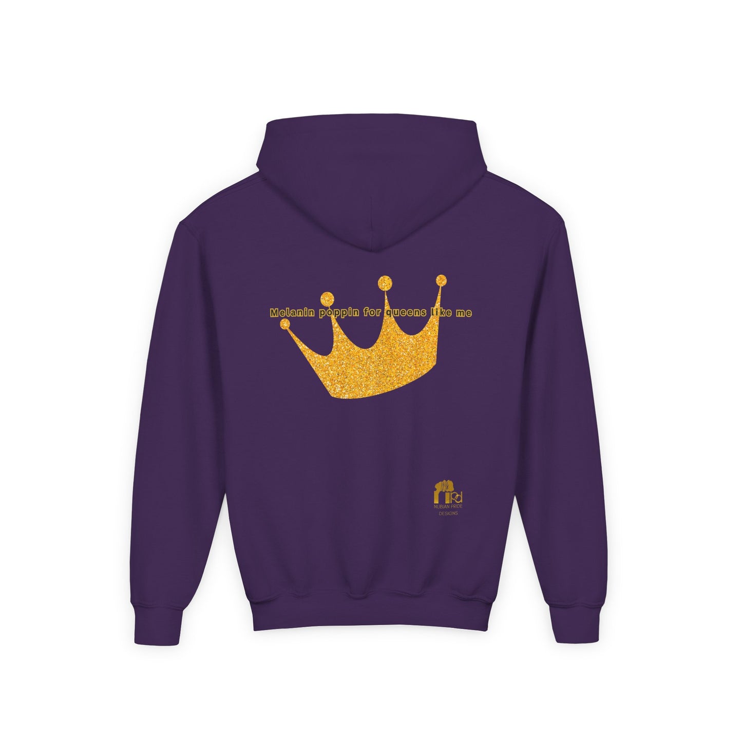 Young Queen – Girl's Empowerment Youth Hoodie