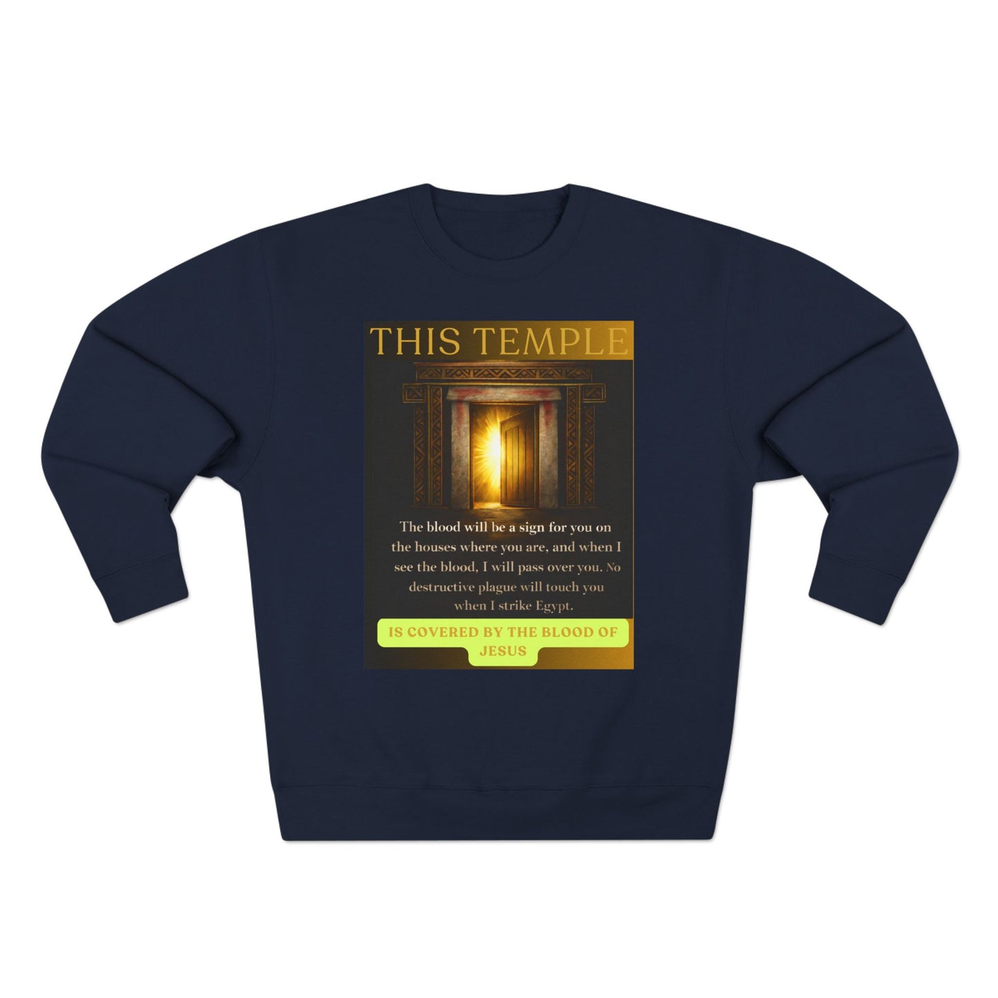 This Temple Covered Unisex Sweatshirt