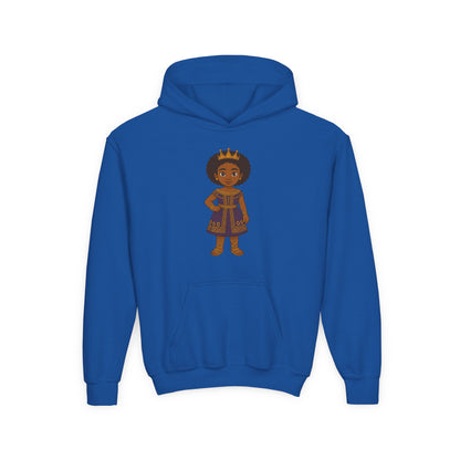 Young Queen – Girl's Empowerment Youth Hoodie