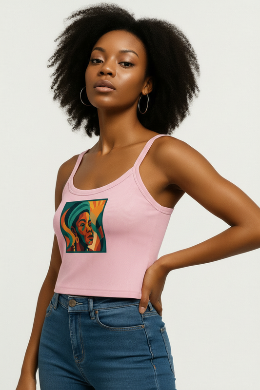 Maya Empowerment Micro-Rib Tank Top for Women
