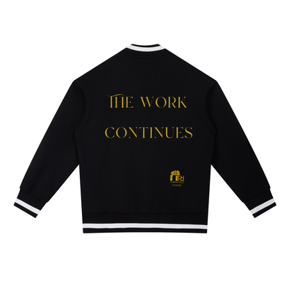 Icons of Heritage™ Contrast Piping Zip Unisex Bomber Jacket
