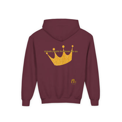 Young Queen – Girl's Empowerment Youth Hoodie