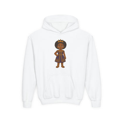 Young Queen – Girl's Empowerment Youth Hoodie