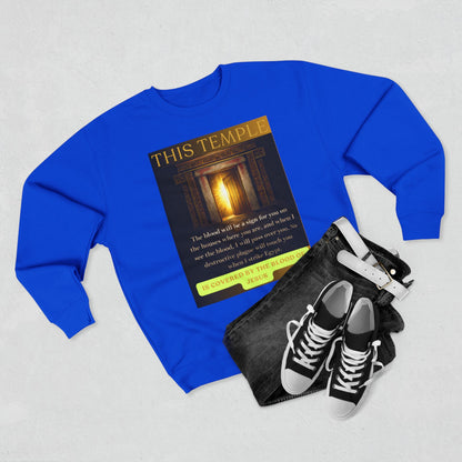 This Temple Covered Unisex Sweatshirt