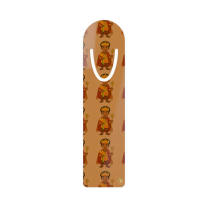 Royal Prince Pattern Metal Bookmark — Crowned Prince Reading Gift