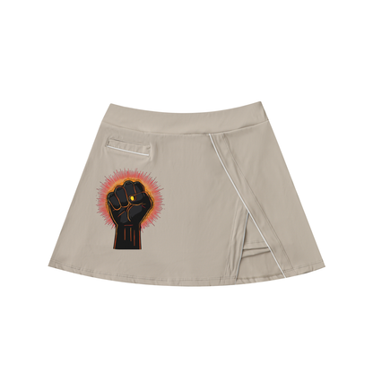 Power Fist A-Line Skirt