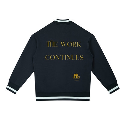 Icons of Heritage™ Contrast Piping Zip Unisex Bomber Jacket