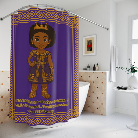 Royal African Princess Shower Curtain