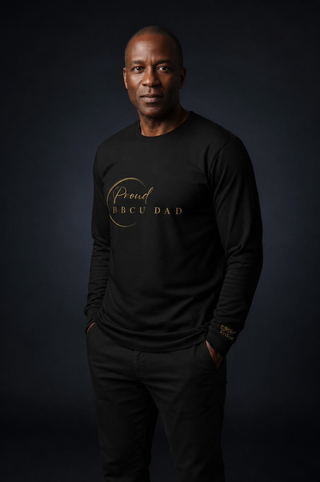 Proud HBCU Dad Long Sleeve Tee