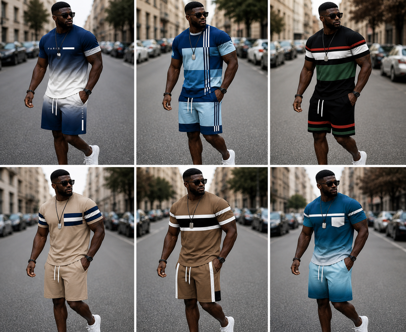 Men's 2-Piece Summer Sportswear Set
