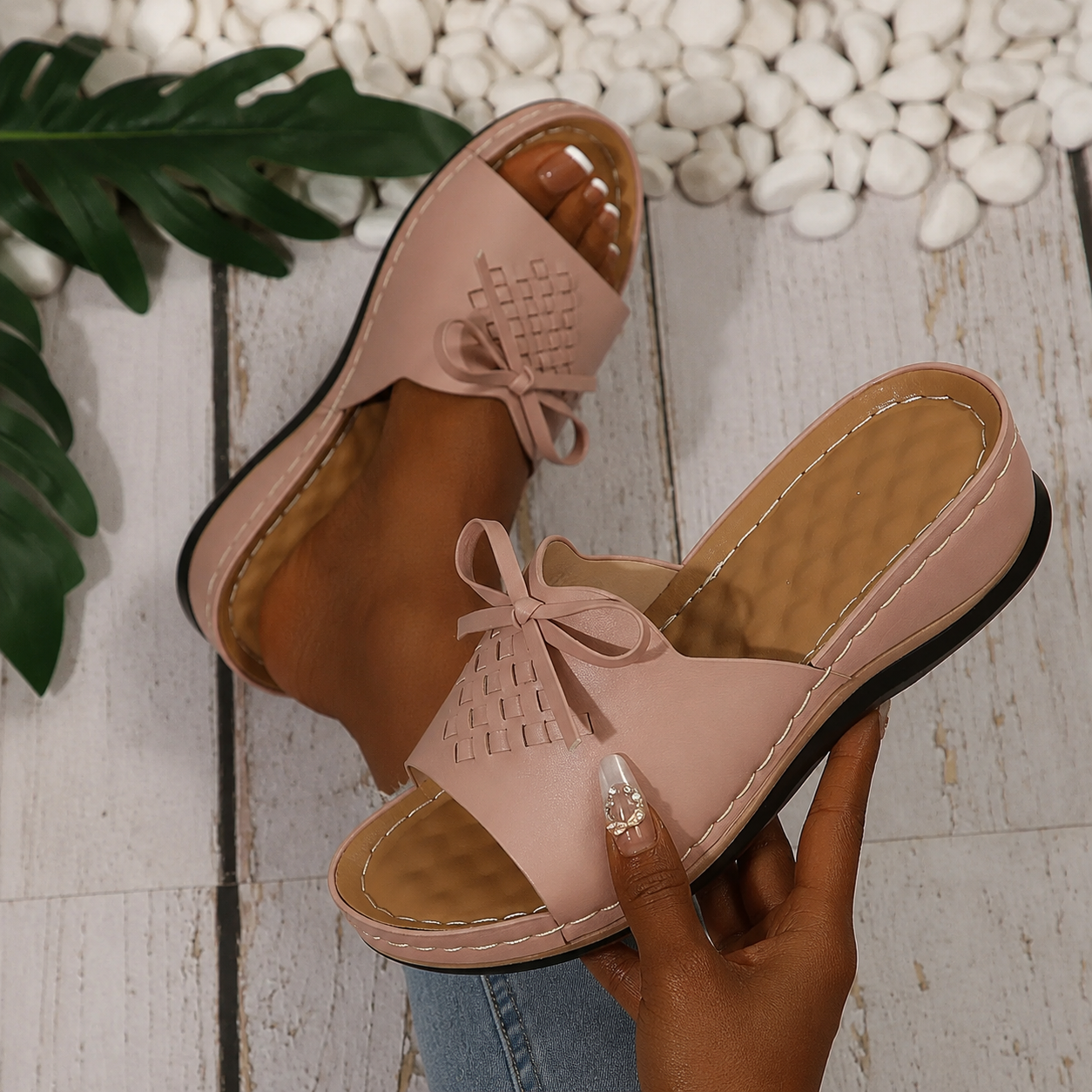 Women's Open Toe Wedge Sandals