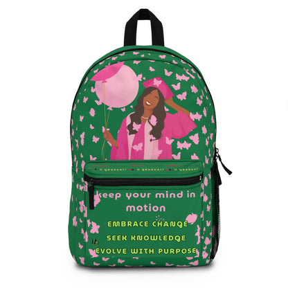 Young Gifted Black Proud Future HBCU Scholar Backpack for Pre-teen Girls