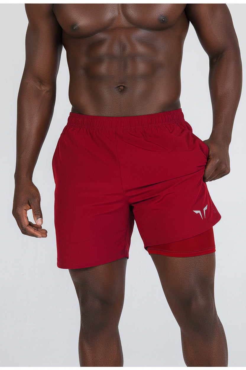 Men's 100% Polyester Quick-Dry Sport Shorts