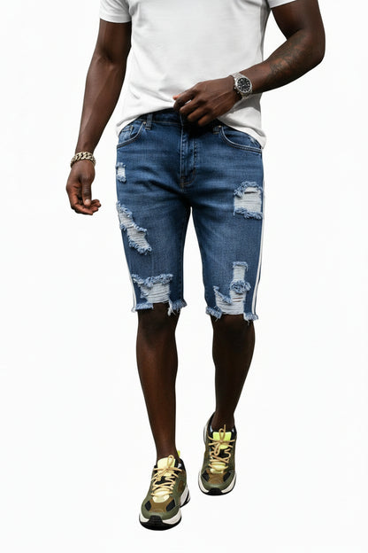 Youth Boys Distressed Denim Shorts